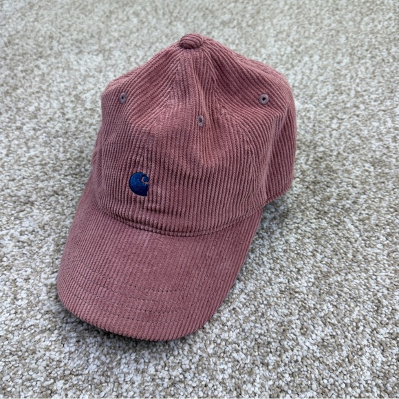 Carhartt Rose Pink Women’s Harlem Cap Hat One Size Corduroy - Picture 2 of 13